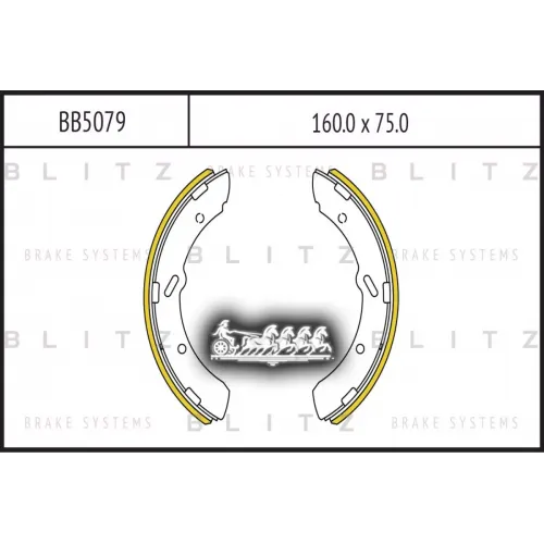 Тормозные Колодки Барабанные Toyota Delta Wide 84- Blitz 