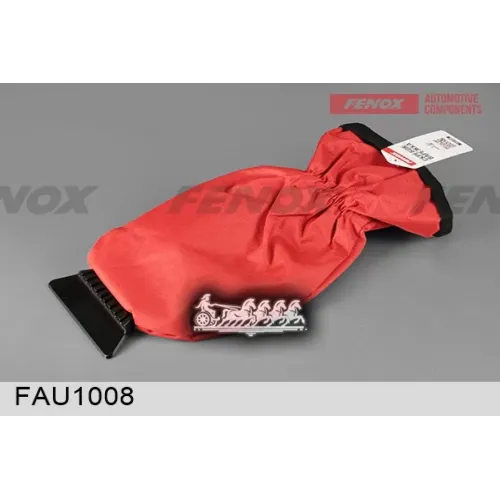 Скребок Варежка, Односторонний Бархат 28*12*5См FENOX 