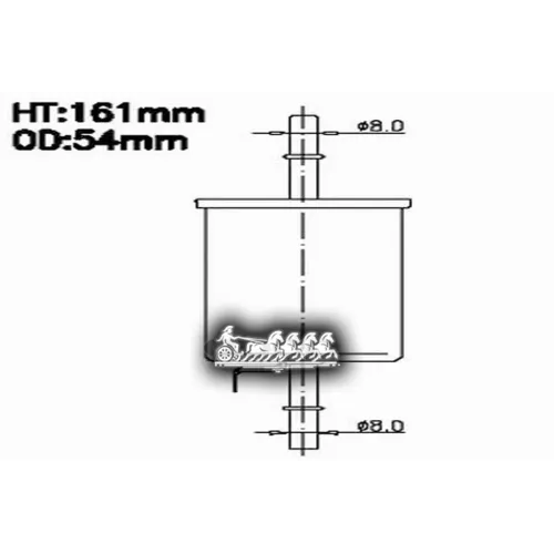 Фильтр Топливный Daewoo/Chevrolet Matiz/Lacetti/Lanos 98- 0.8/1.5/1.6 AZUMI 