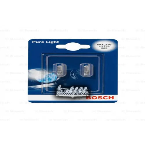 Лампа Pure Light W2x4.6d 12V 1.2W (Блистер) (Компл 2 Шт) Bosch 