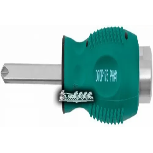 Отвертка Стержневая Крестовая. Ударная. Силовая Под Ключ. Ph1х75 Jonnesway 