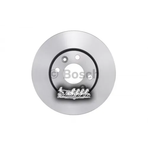 Диск Тормозной Renault Logan/Sandero 04- Перед.вент. Bosch 