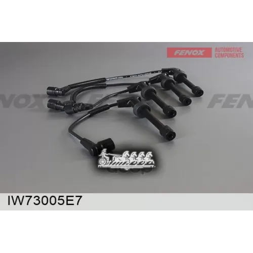 Провода В/В Lada 2110-12 16V К-Т 100% Силикон 7Мм, Кевл.нить FENOX 