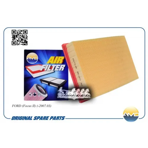 Фильтр Воздушный Ford Focus 2 04-07 Квадр. AMD 
