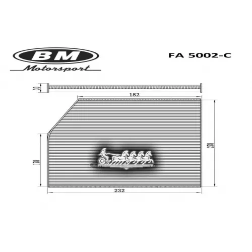 Фильтр Салона Ford Transit 12- BM-Motorsport 
