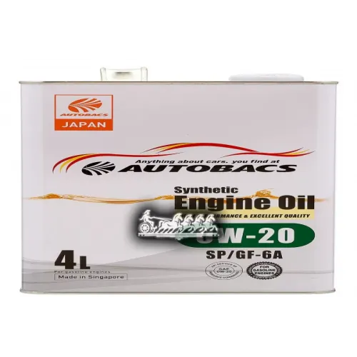 AUTOBACS Autobacs Synthetic 0W-20 Sp/Gf-6 Масло Моторное Синтетическое 4L