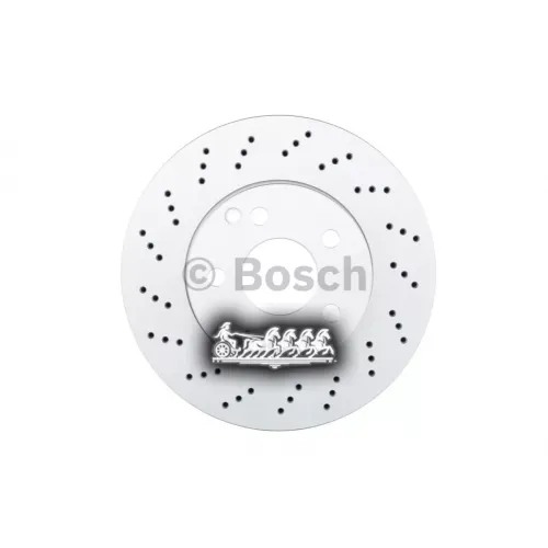 Диск Тормозной Mb W204 07- Перед.вент. Bosch 