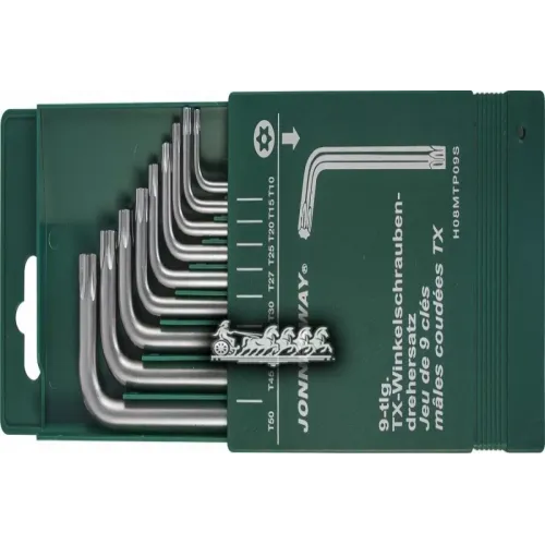 Комплект Угловых Ключей Torx С Центрированным Штифтом Т10-Т50. 7 Предметов S2 Материал 47100 Jonnesway 