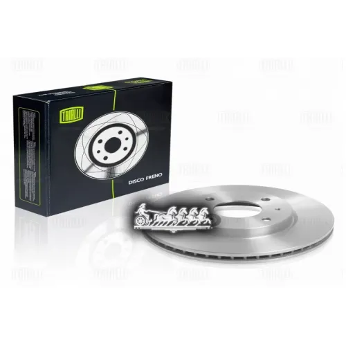 Диск Тормозной Mitsubishi Lancer 00- Перед. D276mm 4 Отв. Trialli 