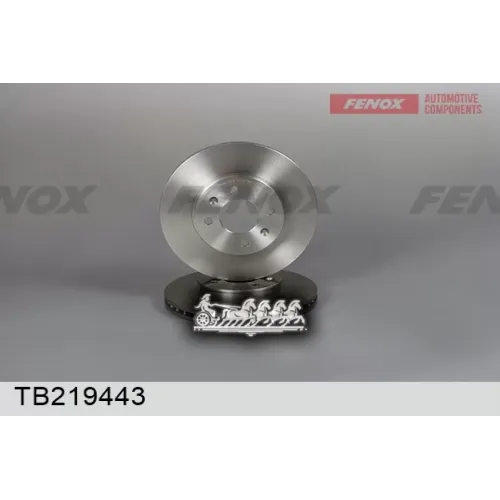 Диск Тормозной Hyundai Solaris/Kia Rio Iv 17- Передний Вент.d 256Мм. FENOX 