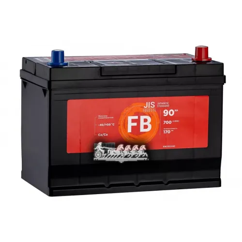 Аккумуляторная Батарея Fb Asia 90 А/Ч 173X306x220 12V Обратная Полярность 700A FB 