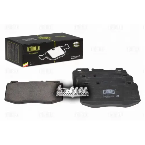 Колодки Тормозные Для А/М Mercedes C-Class (W205) (14-) Диск. Перед. Т/С Brembo (Pf 4288) Trialli 