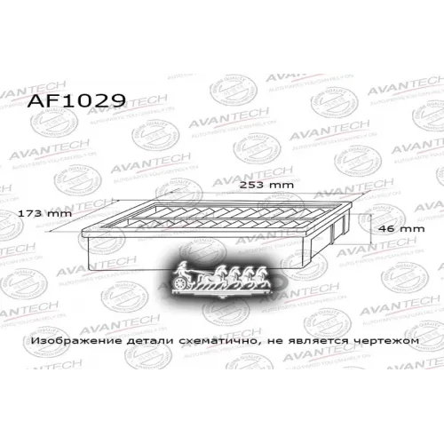 Фильтр Воздушный Avantech AVANTECH 