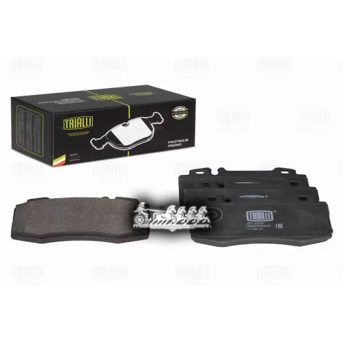 Колодки Тормозные Для А/М Mercedes C-Class (W203) (00-) Диск. Перед. 120X71 Amg (Pf 4276) Trialli 