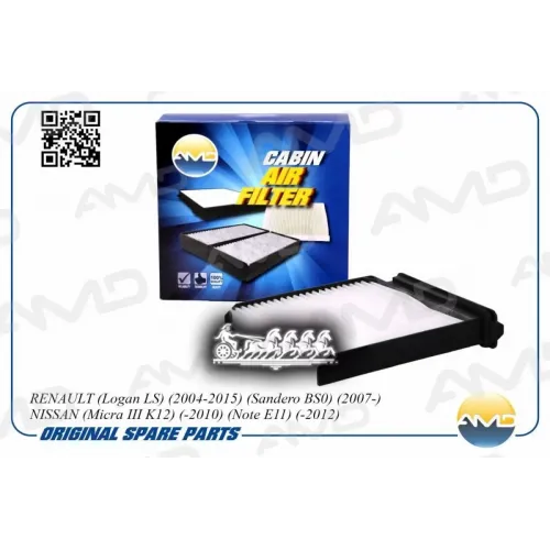 Фильтр Салона Renault/Nissan Logan/Micra/Note 06- AMD 