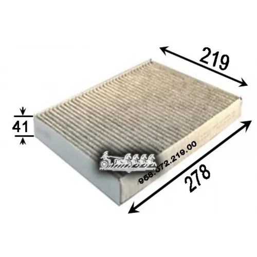 Фильтр Салона Vag Touareg 10- 3.0/3.6 Угольный AZUMI 