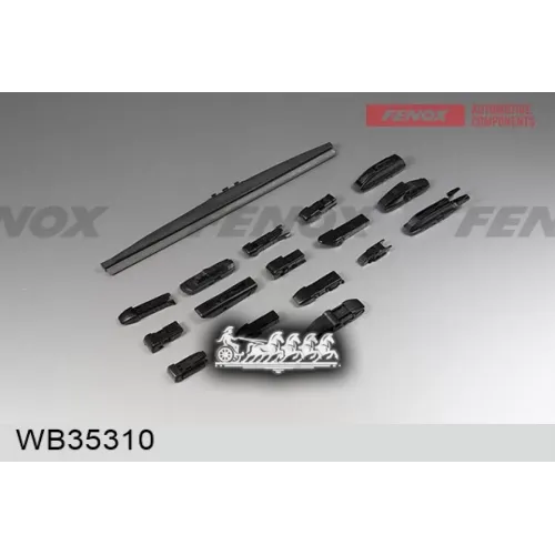 Щётка С/О 350Мм 14 Зимняя. Крепление 15 В 1 FENOX 