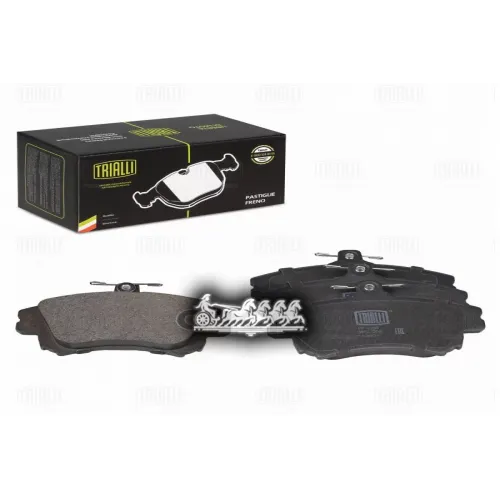 Колодки Тормозные Для А/М Volvo S40 (95-)/V40 (95-) Диск. Перед. 130X80 (Pf 4298) Trialli 