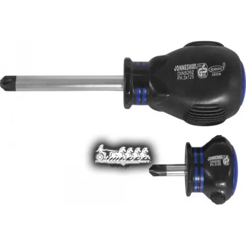 Отвертка Крестовая Hercules Ph#1Х80. 160Мм 47055 Jonnesway 