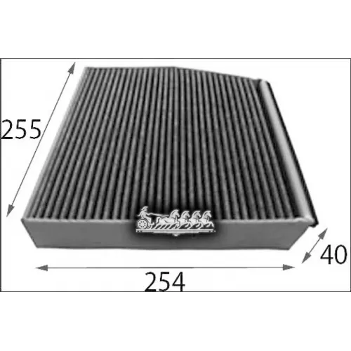 Фильтр Салона Infiniti Q30 15- 1.6/2.0 Угольный AZUMI 