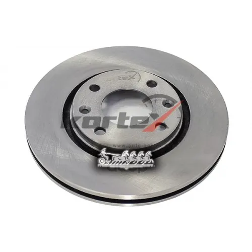 Диск Торм. Peugeot 206/207/307/Ciroen C2/C3/C4 Перед.вент.(D=266Mm) KORTEX 