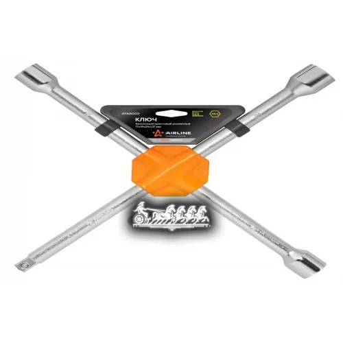 Ключ Баллонный Крестовой Усиленный 17Х19х21х1/2 Pro 350Мм Пласт.подвес AIRLINE 