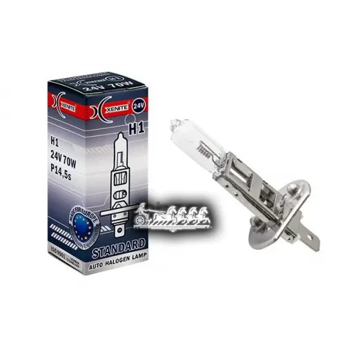 Галогенные Лампы (12V) H1 Standard (24V) (Упаковка 1 Шт.) Xenite 