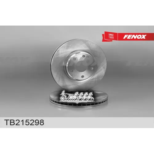 Диск Тормозной Geely Coolray 20- Передний D 296Мм. FENOX 