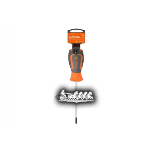 Отвертка Крестовая Ph0x100мм, Магнитный Наконечник, Пласт.подвес AIRLINE 