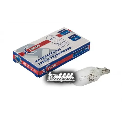 Лампа Накаливания T10 (W3w) (12V) (Цена За 1 Шт.) Xenite 