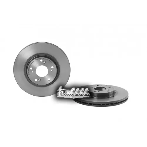 Диск Тормозной Honda Accord 08- Передн.296мм.вент. Brembo 