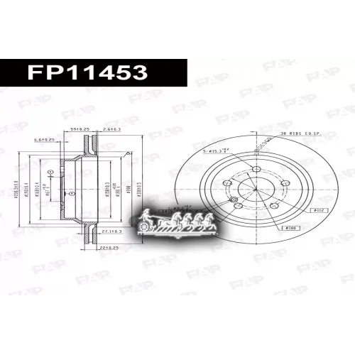 Диск Тормозной Mb W211 02- 2.0-5.0/4.0Cdi FAP 
