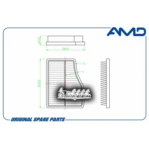 Фильтр Воздушный AMD 