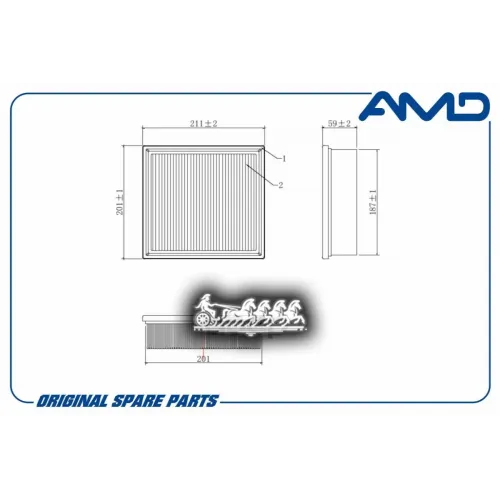 Фильтр Воздушный AMD 