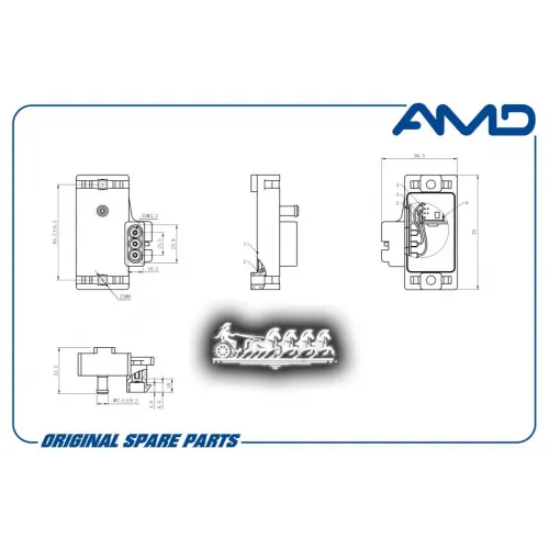 Датчик Давления Воздуха AMD 
