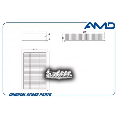 Фильтр Воздушный AMD 