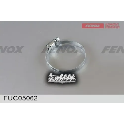 Хомут Червячный 50-62-Х, Ширина 9Мм FENOX 