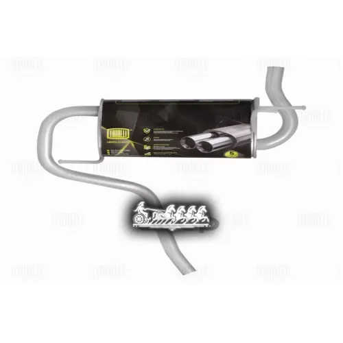 Глушитель Renault Duster 10- 4Wd Trialli 
