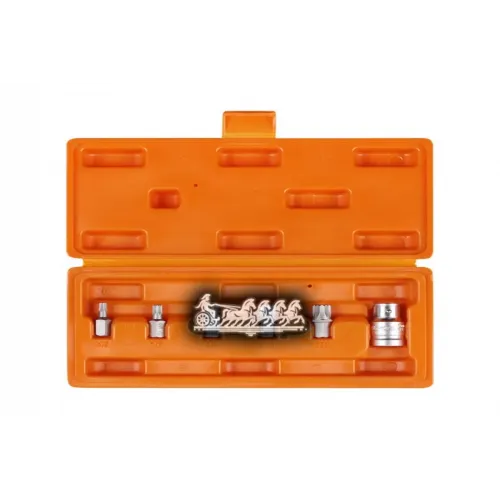 Набор Бит Вставок Spline 3/8 30Мм С Держателем Бит 1/2 Dr 6 Предметов В Кейсе AIRLINE 