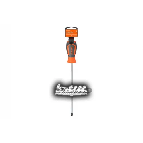 Отвертка Крестовая Ph2x250мм, Магнитный Наконечник, Пласт.подвес AIRLINE 