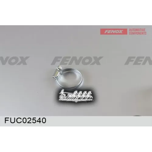 Хомут Червячный 25-40-Х, Ширина 9Мм FENOX 