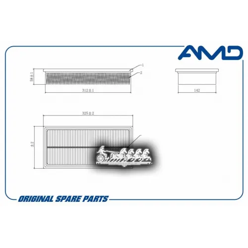 Фильтр Воздушный AMD 