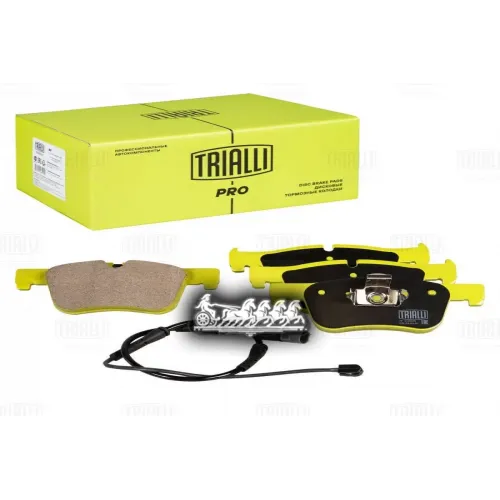 Колодки Тормозные Дисковые (Керам.)С Датчиком Pro Перед Trialli 