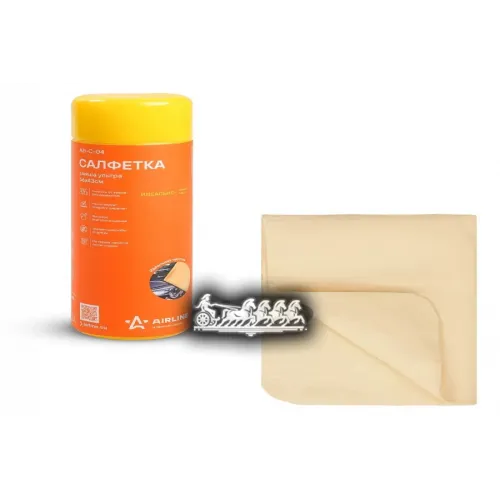 Салфетка Замша Ультра Синтетическая Ultra Chamois В Тубе (60*43 См) AIRLINE 