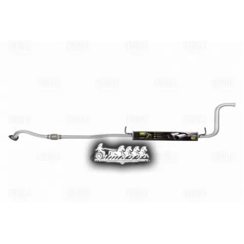 Резонатор Lada 2170 С Гофрой Trialli 