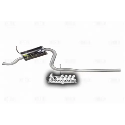 Глушитель Для А/М Skoda Octavia A5 (04-) 1.6I Доп. (Резонатор) (Нерж. Алюм. Сталь) (Eam 1801) Trialli 