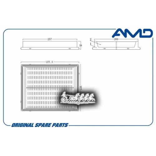 Фильтр Воздушный AMD 