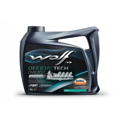 Масло Моторное Officialtech 0W20 C6 F 5L Wolf 