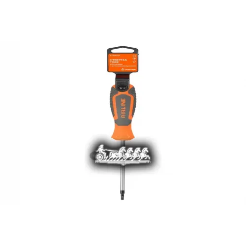 Отвертка Torx Tx15x100мм С Эргономичной Рукояткой Магнитная Пласт.подвес AIRLINE 