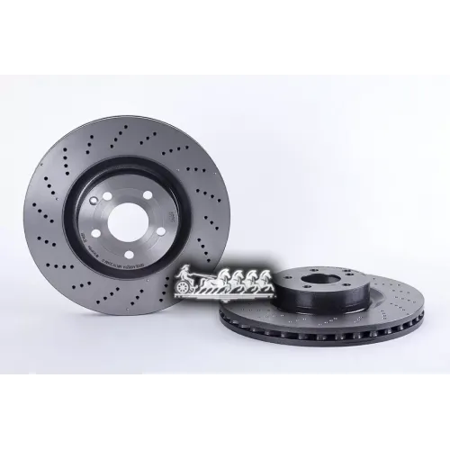 Диск Тормозной Mb W204/W212 09- 1.8-3.0 Перед.вент. D=344 Brembo 